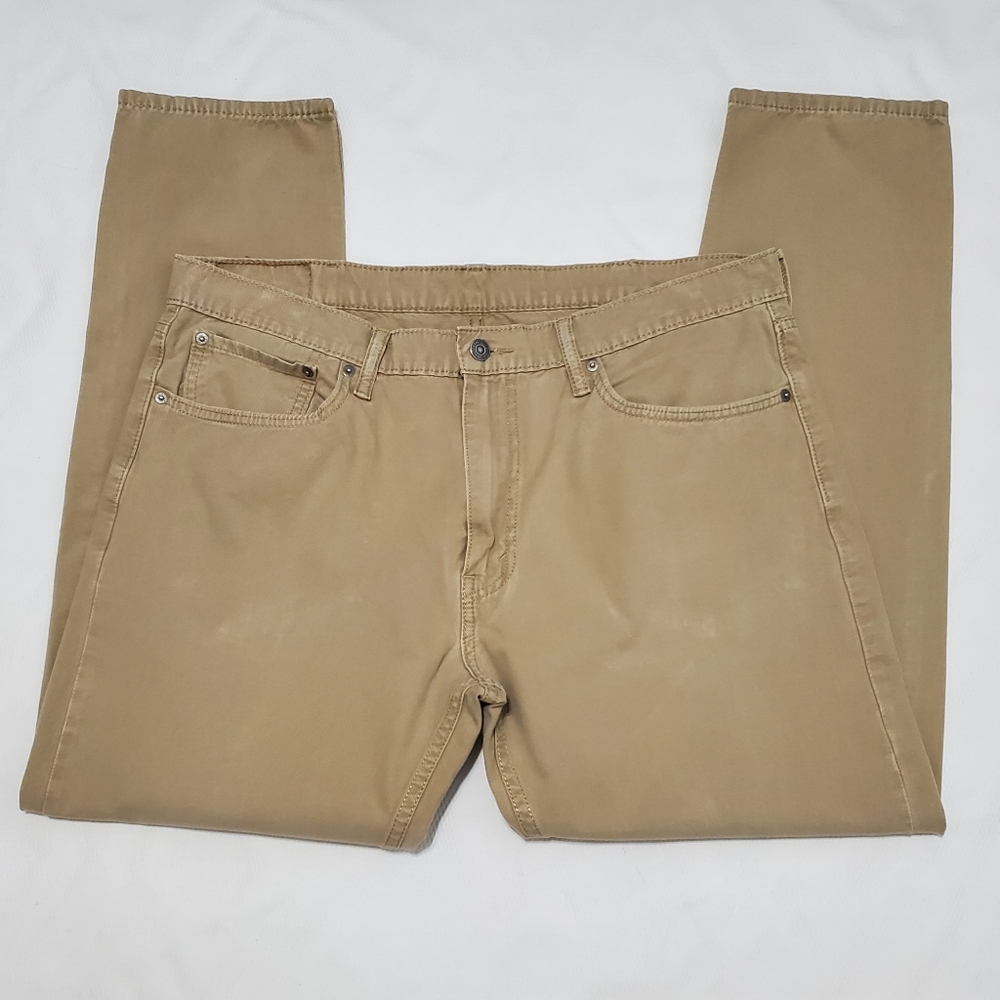 Levi's 512 Slim Fit Jeans Tan 38 Waist - Picture 4 of 11